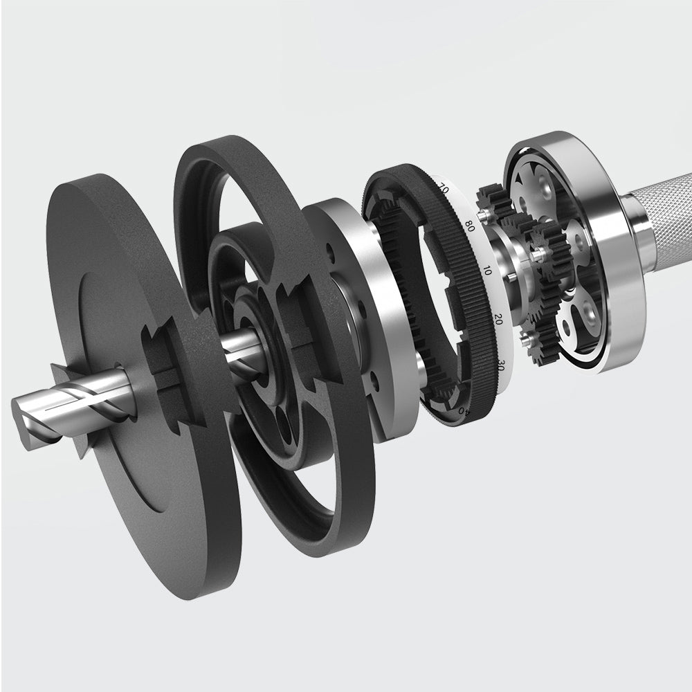 【Snode】AD80 80磅防摔可調式啞鈴(二入組)