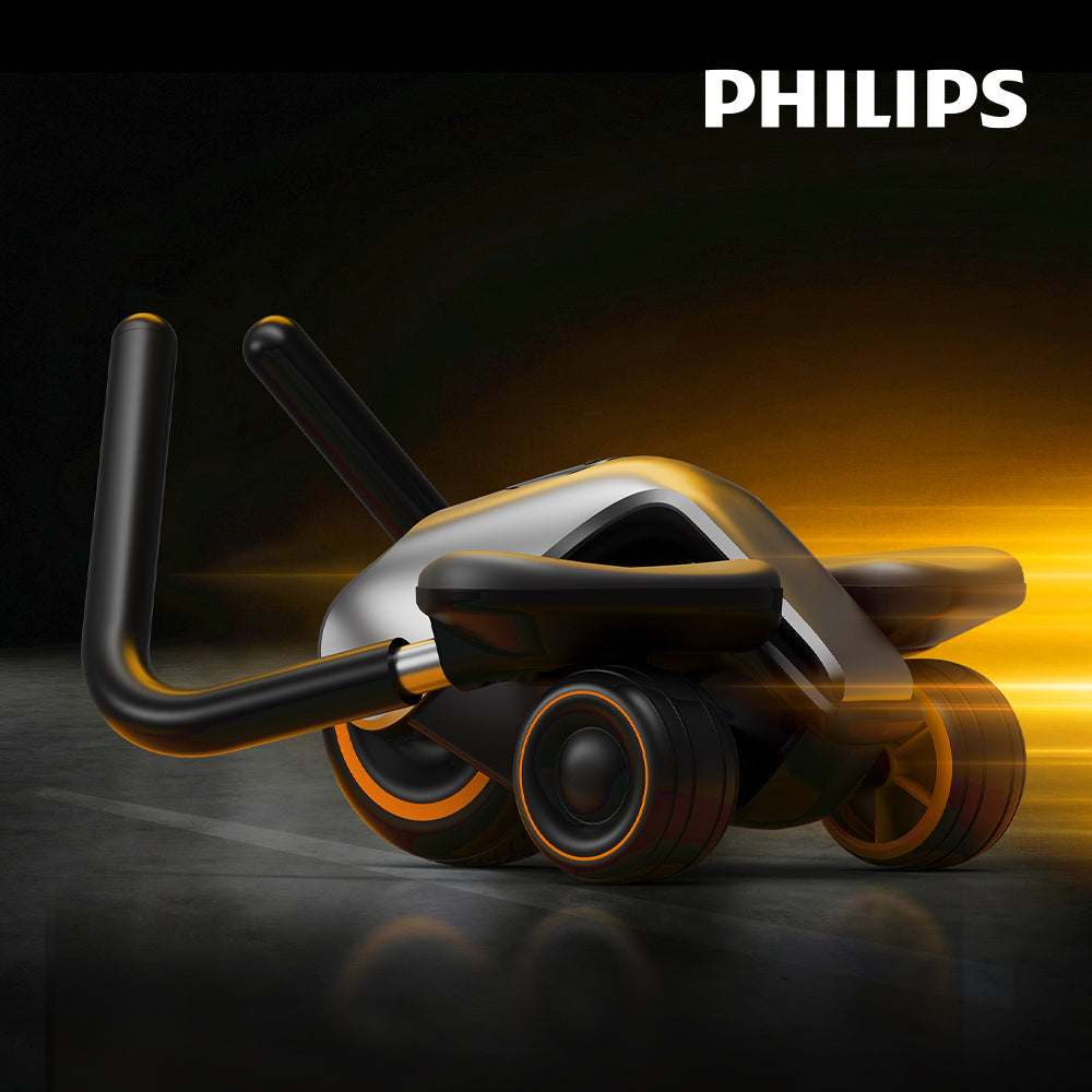 【PHILIPS】FIT3403D 飛利浦雙模式迴力健腹輪