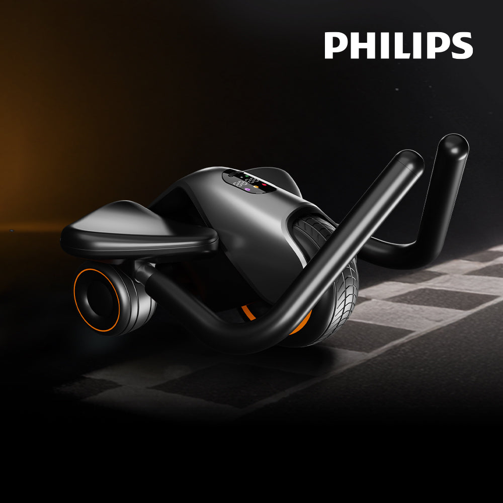 【PHILIPS】FIT3403D 飛利浦雙模式迴力健腹輪