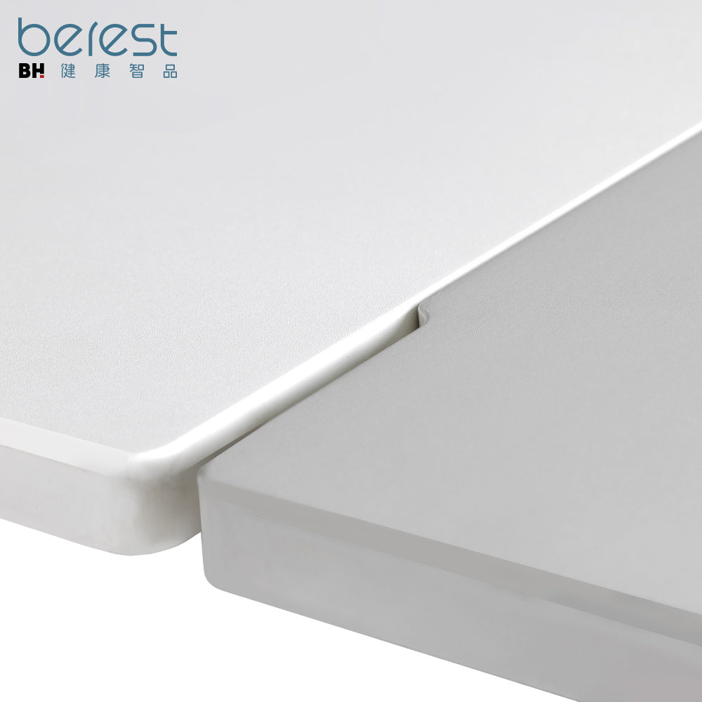 【berest】大桌板 三節式 雙色電動升降桌