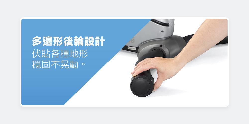 多邊形後輪設計