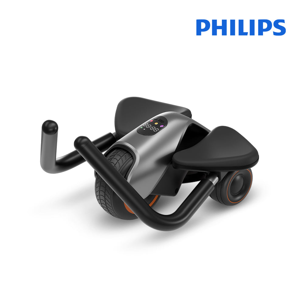 【PHILIPS】FIT3403D 飛利浦雙模式迴力健腹輪